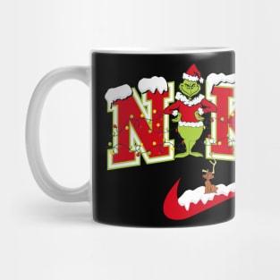 Funny Christmas Grinch Nke Christmas Grinch Snow Mug